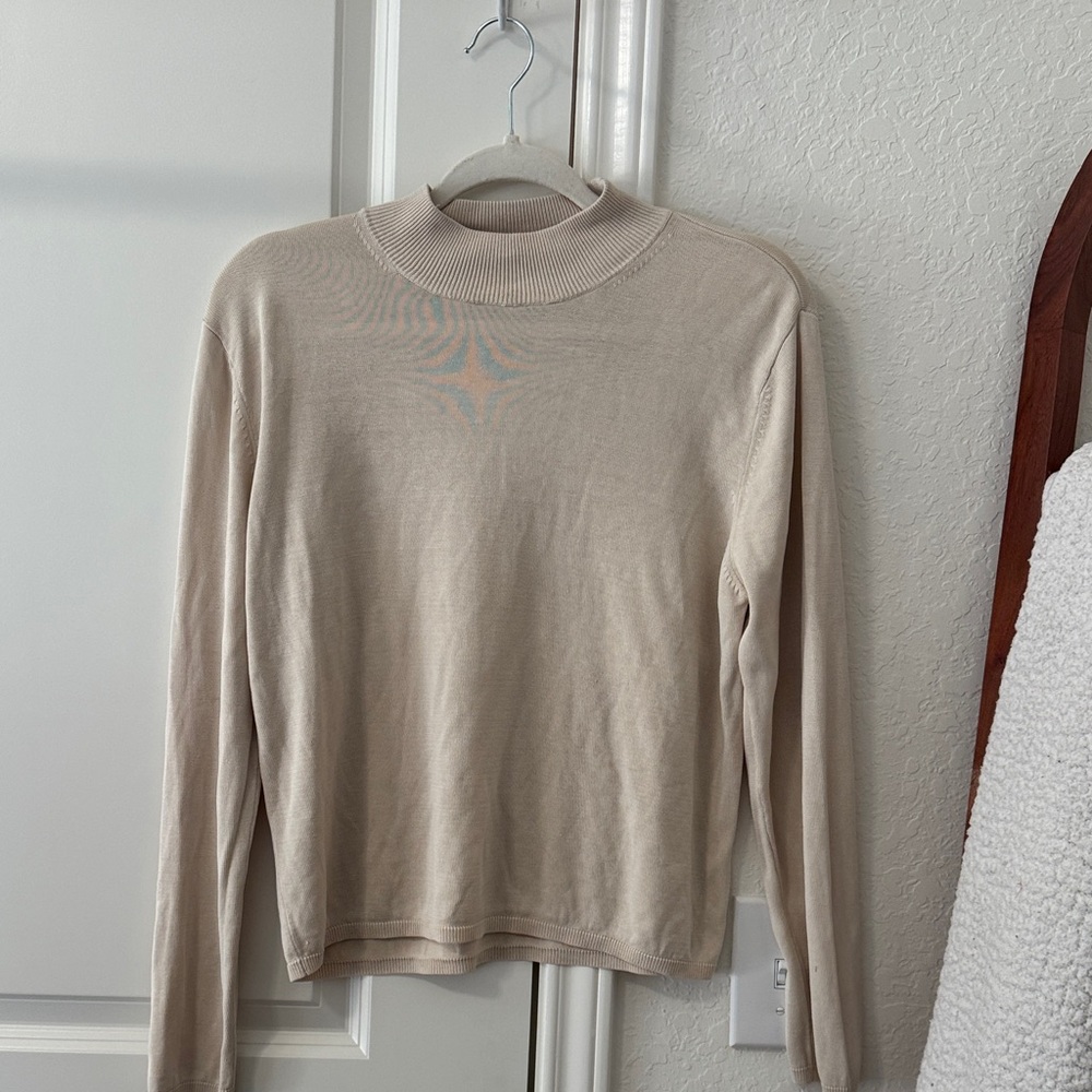 Elegant Cream Women's Top